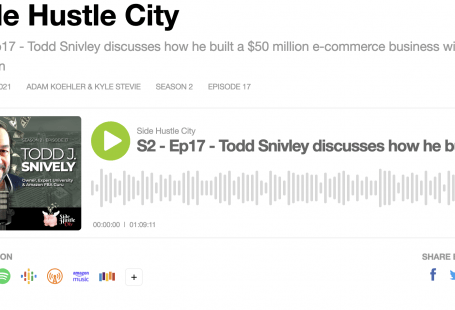 Todd Snively Side Hustle City Podcast